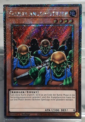 Goblin Angriffstrupp (V.1) - Platinum SCR - RA03-DE101 - Q. C. Bonanza - DE/NM