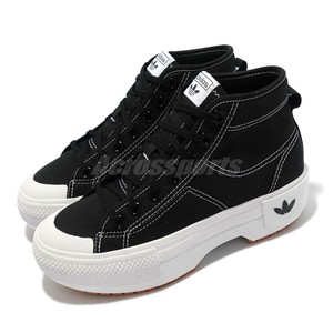 adidas Originals Nizza Trek W Black White Women Platform Casual Shoes  GZ8857 | eBay