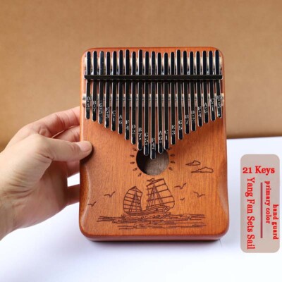 EASTROCK Kalimba Thumb Piano 17 Keys Portable Mbira Finger Piano With Study Instruction And Tune Hammer Acacia Koa Wood Kalimba Gift For Kids Adults Beginners Professional Acacia Hand Rest