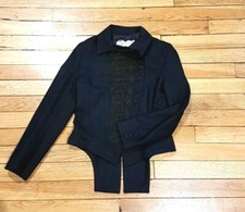 JOHN GALLIANO Kids Designer Embroidered Wool Blend Jacket rrp &pound;410 - 8 yrs