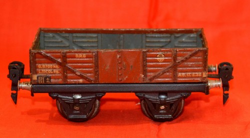 Märklin escala 0 vagón de mercancías, vagón de alta borda, aprox. 1930 - Imagen 4 de 5