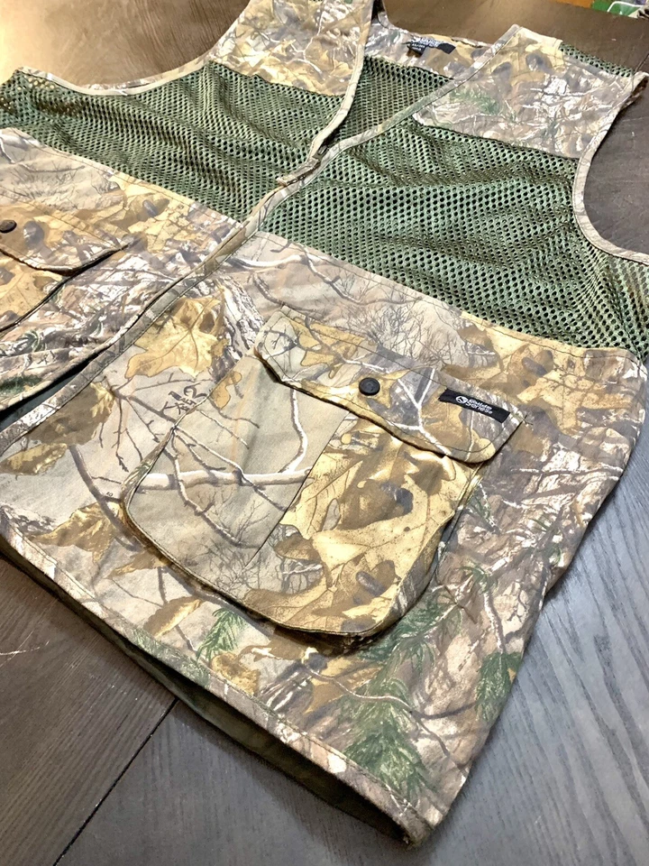 Guide Series Gander Mountain Hunting Vest Size XL/2XL Camo Black Pockets Cargo - Image 3 of 4