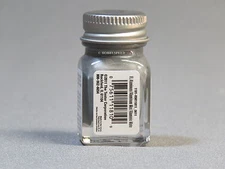 TESTORS PAINT FLAT ALUMINUM ENAMEL 1/4oz JAR 7.4ml plastic model car TES1181