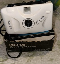 Untested Vintage AKIRA PC-606 35-mm COMPACT CAMERA No Manuel