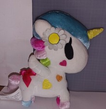 Unicorn Plush Tokidoki Neon Star Bella Hearts 8 Inches Toy Just Play Legno