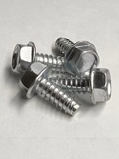 (100) 5/16 X 3/4 Hex Washer Type B Blunt Point Sheet Metal Tapping Screw Steel