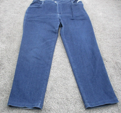 Drew's BBB Jeans 20 L27 Stretch Blue Wool Blend Australian Made Bradmill 