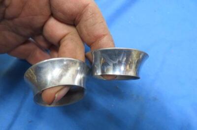 2 NOS AMAL Bell Mouth,  Velocity Stacks Not Screened, Aluminum  Triumph BSA