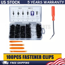 100x Bumper Fender Liner Push Type Retainer Clips Fixing Fastener  For Chrysler 