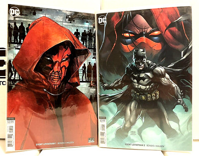 EVENT LEVIATHAN #1B & 2B VARIANTS 2019 BATMAN BENDIS ROCAFORT FABOK