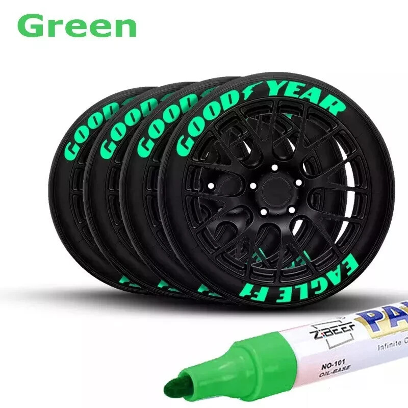 Total Tire Letters Waterproof Permanent Paint Marker Pen Car