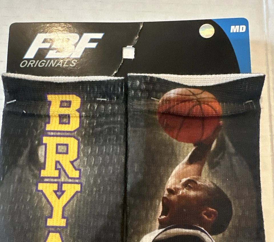 New FBF Originals Mamba Kobe Byrant #24 Socks Size MD - Image 2 of 4