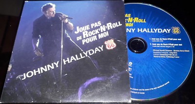 JOHNNY HALLYDAY SELTENE CD PROMO SPIELT KEINEN ROCK N ROLL FÜR MICH 2 TITEL