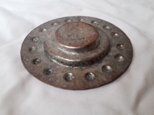 VTG Hand Hammered 5" Copper Souvenir Saucer Made In Egypt Trinket Tray Coin Dish - Picture 5 of 9