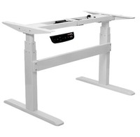 Exeta Ergopro HöHenverstellbar Schreibtisch BüRotisch Homeoffice Weiß 2 Motoren