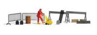 Hs Busch 7801 Set AsphaltsäGe Mit Figur
