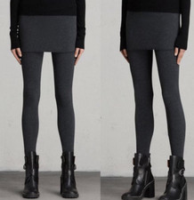 Charcoal Gray Skirt Legging XS-S