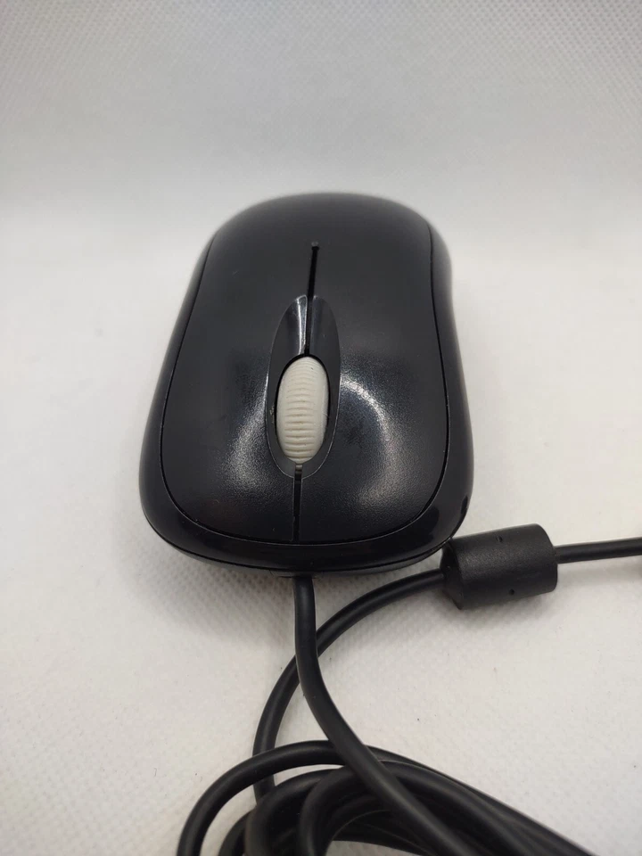 Microsoft Basic Optical Mouse V2.0 USB Wired Scroll Black Modle 1113  - Image 4 of 4