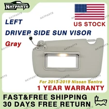 Left Driver Sun Visor w/Light for Nissan Sentra 2013-2019 96401-3SG8A