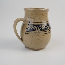 Studiokeramik Henkelkrug Wasserkrug Signiert Ca. 13,5 Cm H