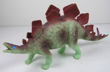Unbranded Green Stegosaurus 6" Long Plastic Dinosaur Toy Figure China