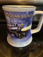 hThe Polar Express Believe with 3D image  Large Mug Cup Warner Brothers Official