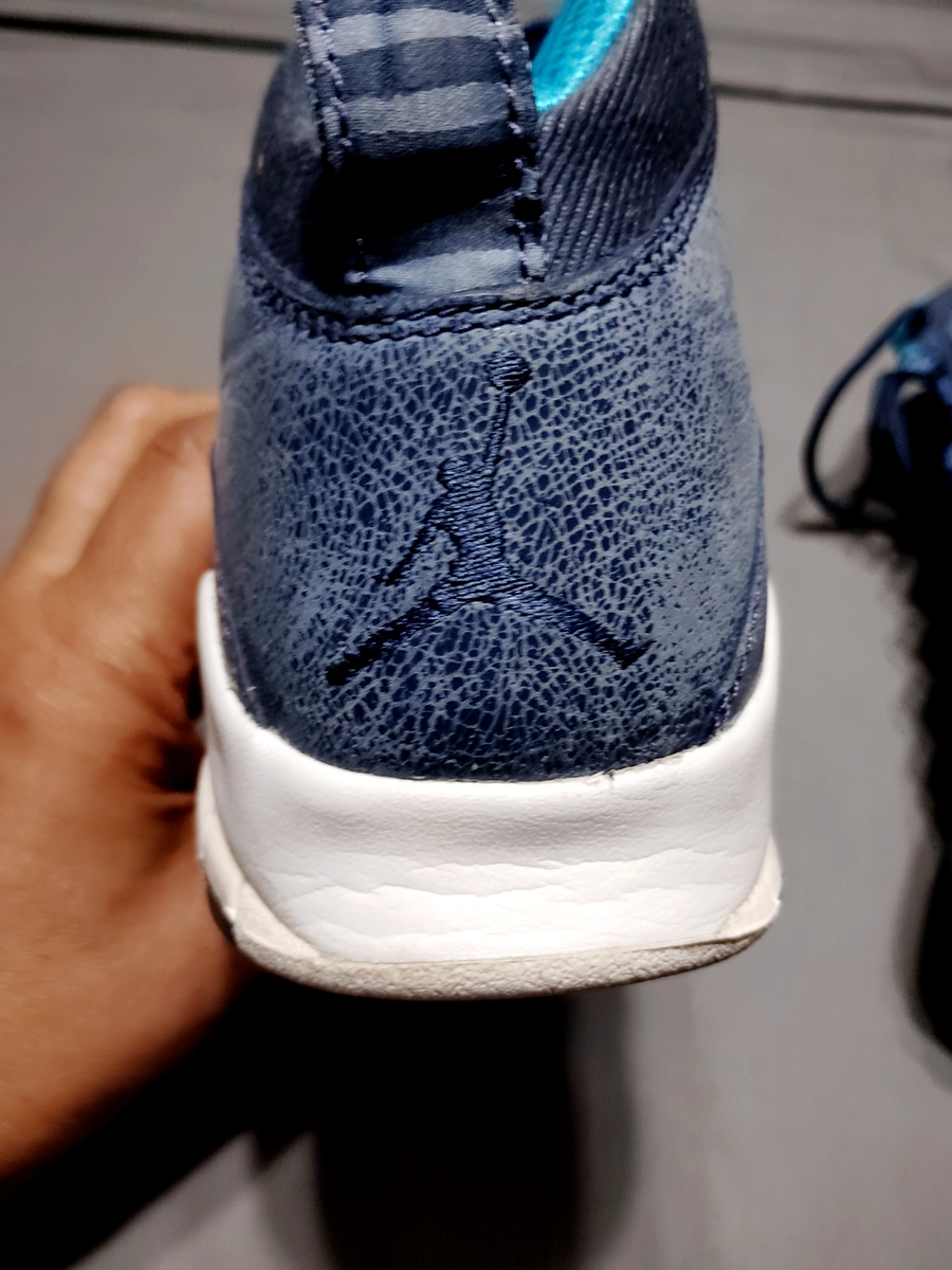 Nike Air Jordan 10 Retro LA Los Angeles Ocean Fog Blue 310806‑404 Size 5.5Y/WM 7 Nike Air Jordan 10 Retro LA Los Angeles Ocean Fog Blue  main image 2