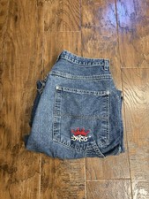 VINTAGE JNCO JEANS CROWN 90s BAGGY WIDE LEG Y2K SKATER VTG DENIM