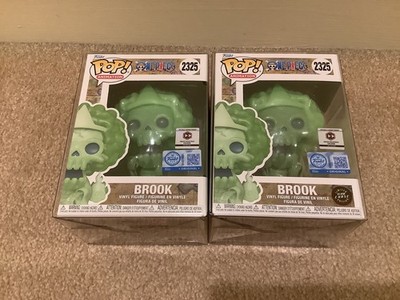 Funko Pop! One Piece Brook Ghost #2325 Glow CHASE COMMON Set of 2 PR Prerelease