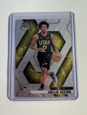 2024-25 Panini Mosaic Collin Sexton Glitter Mosaic #166 Utah Jazz