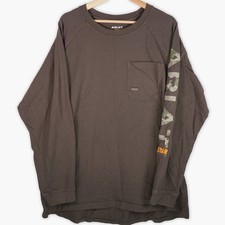 Ariat Rebar Brown Sleeve Pocket T-Shirt Men's 2XL