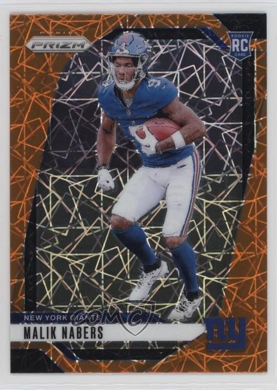 2024 Panini Prizm Rookies Lazer Prizm Malik Nabers #370 0i8b