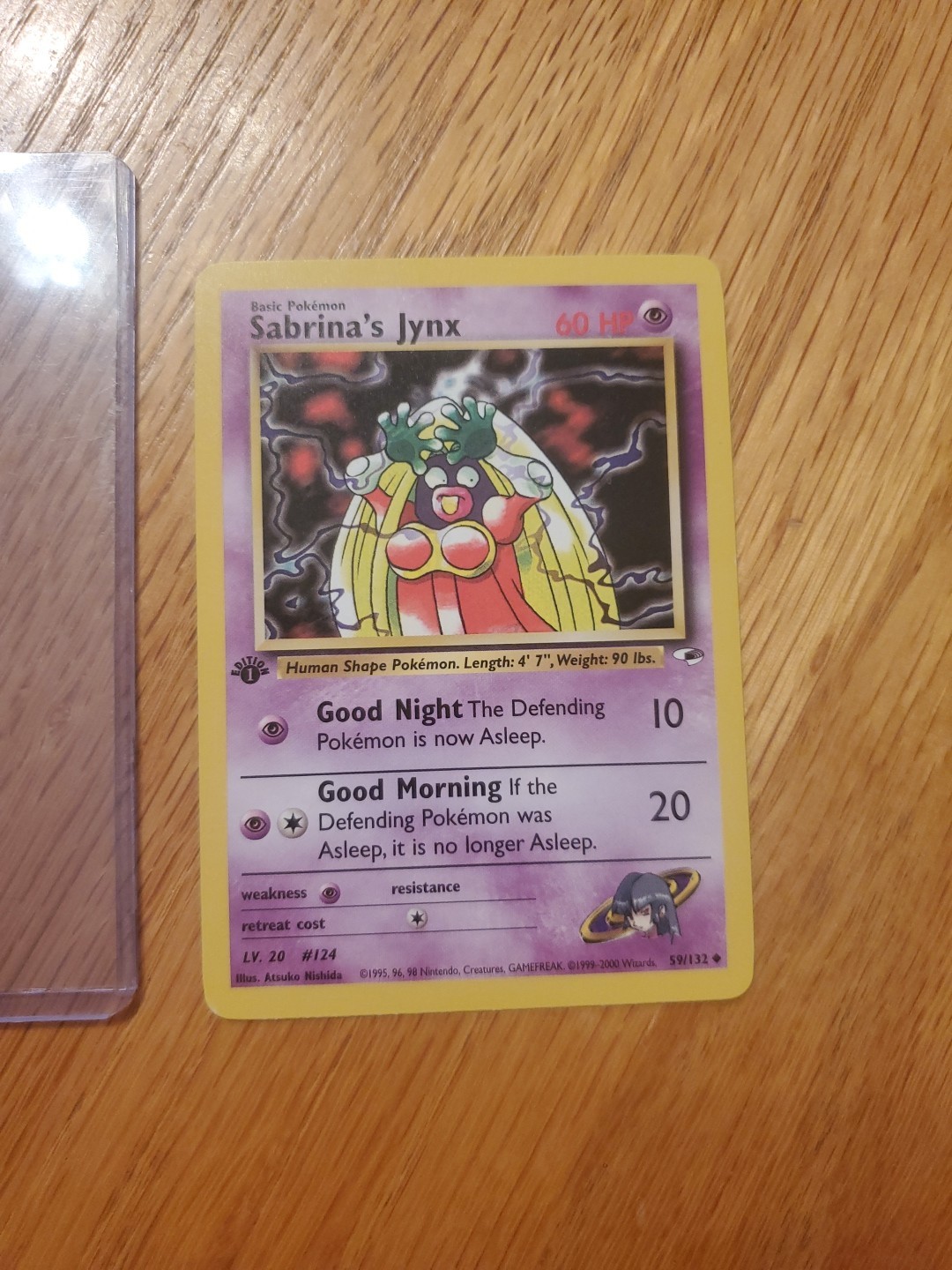Sabrina's Jynx 59/132 Pokemon TCG 1st Edition  Gym Heroes NM Vintage 2000 Card