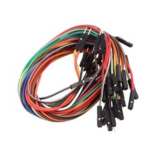 20Pcs Female to Male 1P Jumper Wire Ribbon Cable Breadboard DIY 40cm Long
