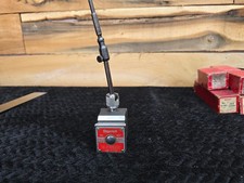 Starrett 657 Magnetic Base dial Indicator Holder Push Button On/Off
