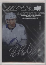 2022 SPx UD Black Lustrous Rookie Signatures 21/299 Tier 1 Nick Perbix Auto h8y