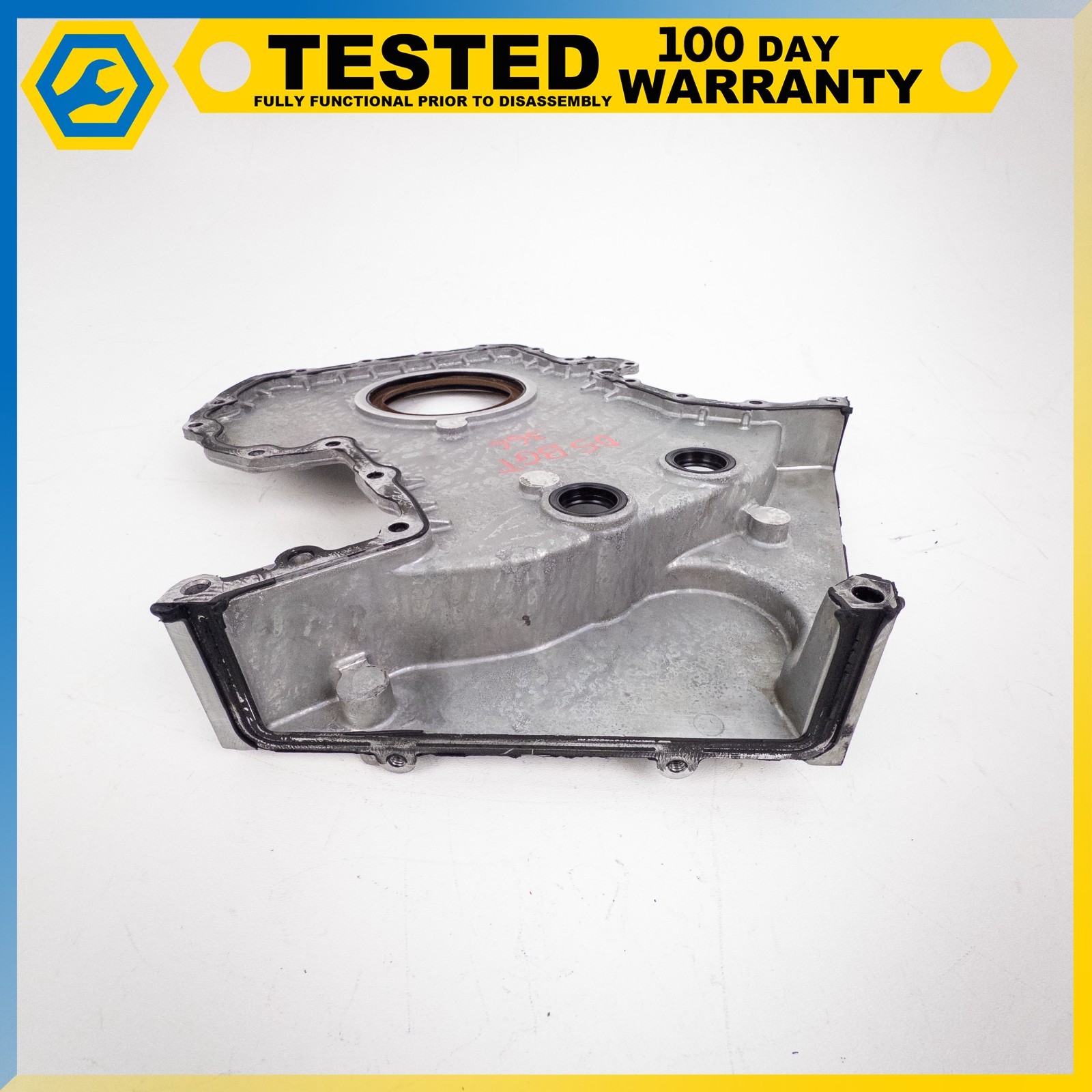 03-13 BENTLEY CONTINENTAL GT FLYING SPUR 6.0L REAR CENTER LOWER CRANK COVER OEM