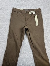Code Bleu Jeans Womens 8/28R Brown Chloe Skin...