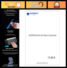 220x310mm PFA Release Film for LCD Resin 3D Printers - Improve Print Success Rat