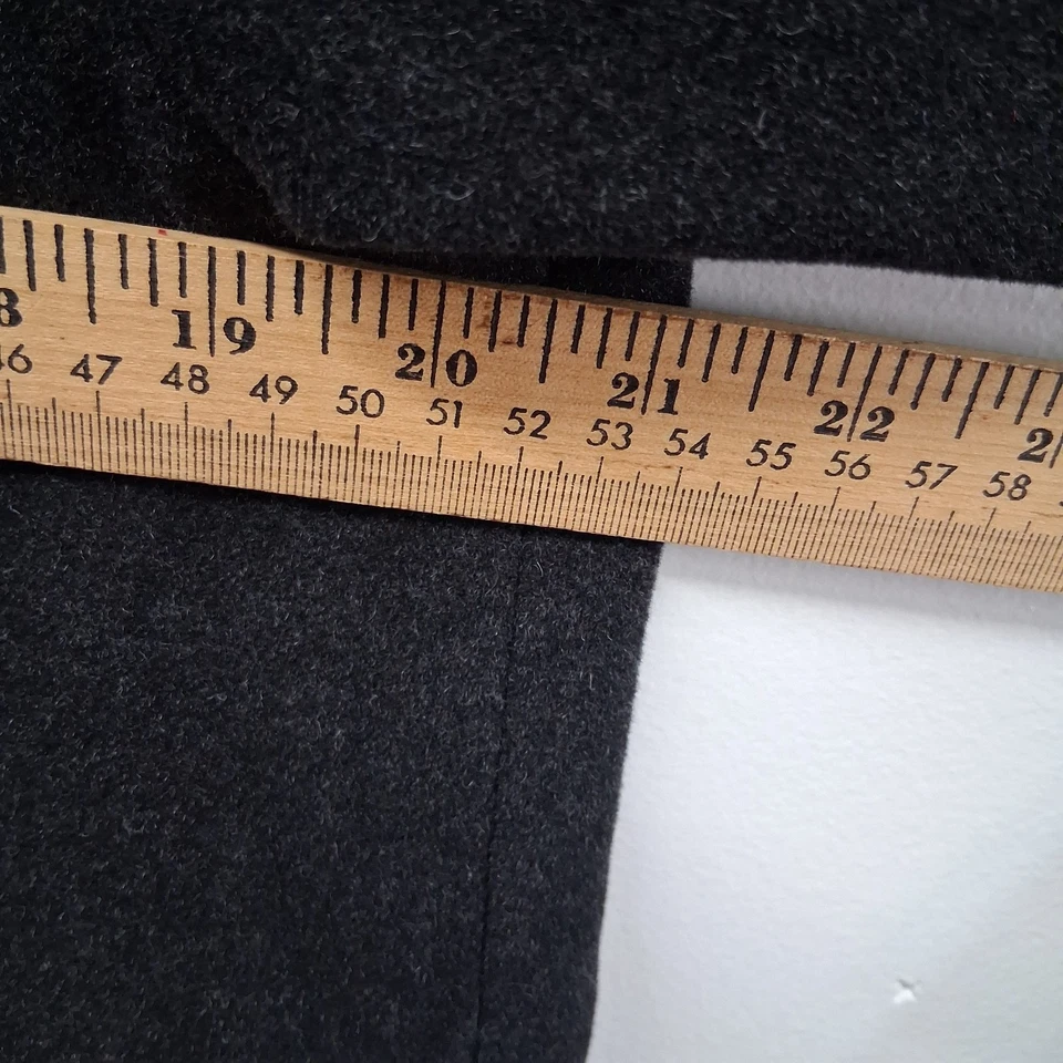 KRISTEN BLAKE Black Wool Cashmere Womens 10 Overcoat Old Money Quite Luxury - Image 4 of 4