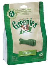 Greenies 428618 High-Protein Low Fat Dental Treat for Adult Dog 12 oz.