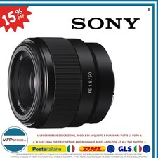 Sony Obiettivo 50mm f/1.8 FE Full Frame E-Mount Ritratto Bokeh - NON TESTATO