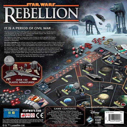 Star Wars Rebellion Board Game 2-4 Players - Picture 2 of 5