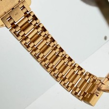 Cartier 1740 Tank Americaine "Large" 26mm 18K Yellow Gold Guilloche Dial Watch 10