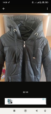 Lange Winterjacke mit Kapuze NEU GR. S Frauenjacke Mädchenjacke SHEIN