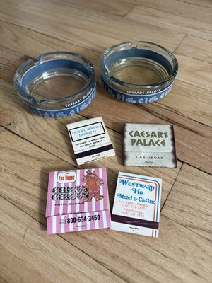 Las Vegas Nevada Caesar Palace Ash Trays And Vintage Collectible Matches