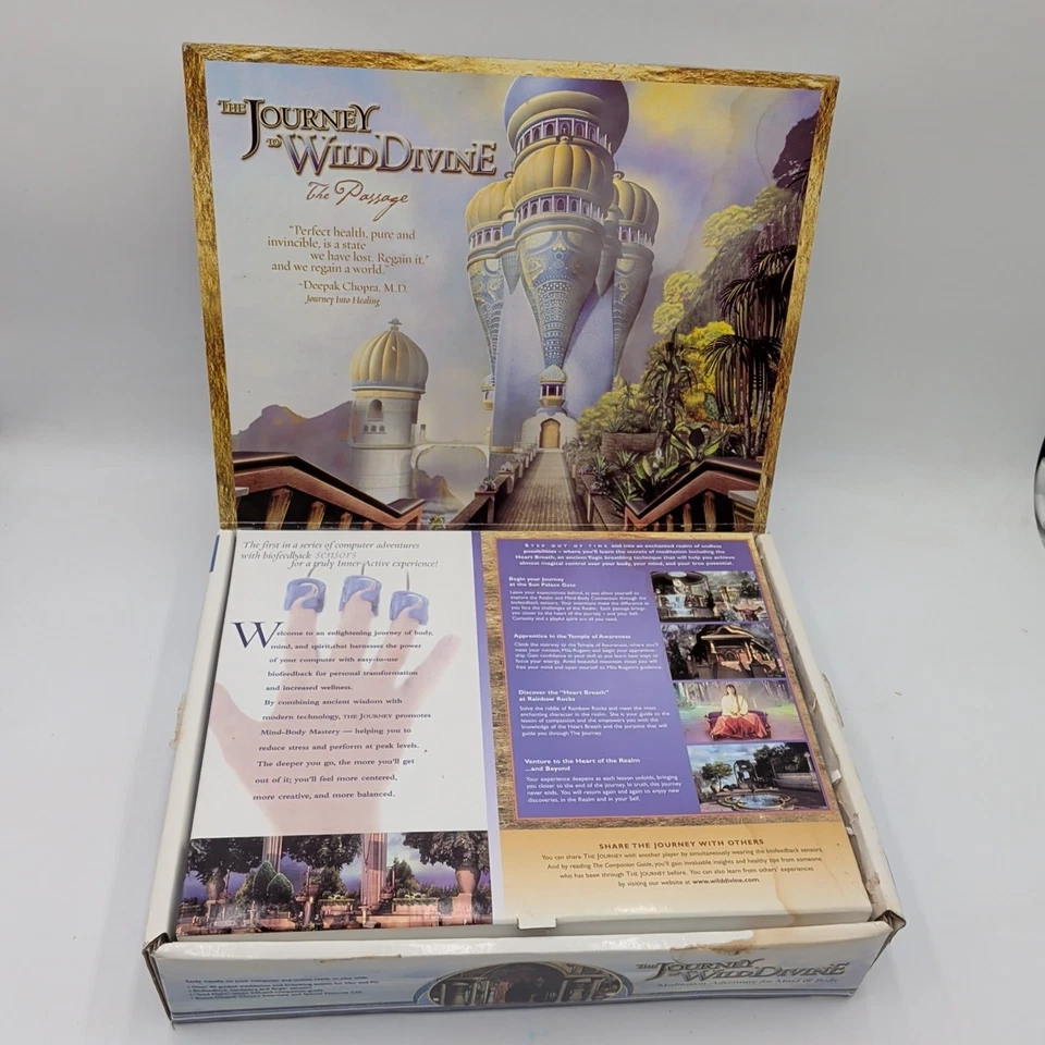 Journey to the Wild Divine Passage NEW Open Meditation Biofeedback Chopra 2003 - Image 2 of 4