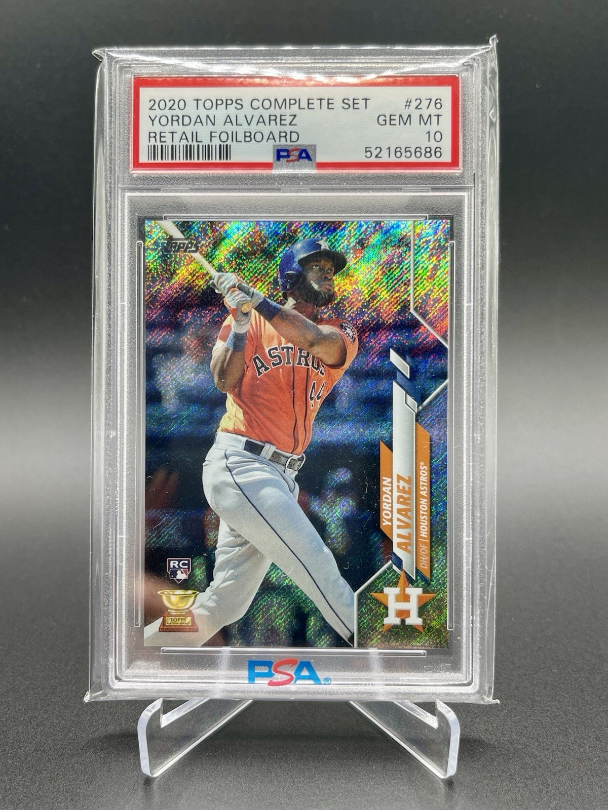 2020 Topps - Yordan Alvarez #276 Foilboard /264 (RC) GEM MINT PSA 10