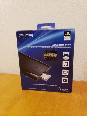 NEW Sealed Sony Playstation 3 Slim 500GB Hard Drive Rocketfish