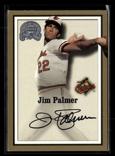 2000 Fleer Greats of the Game Jim Palmer Autograph Auto Orioles RP760